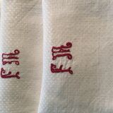Set of 5 towels monogrammed