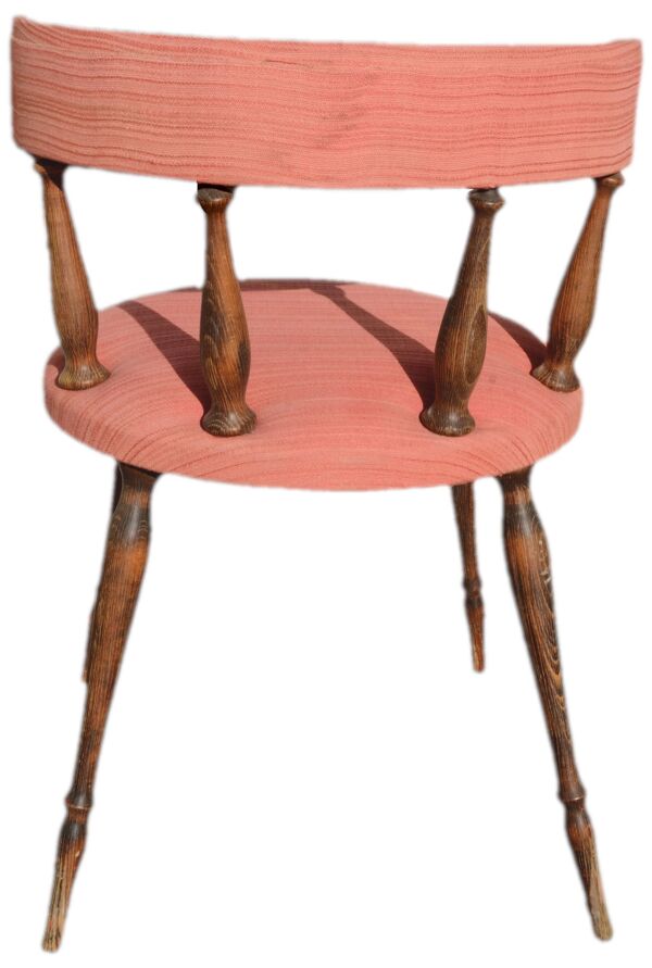 Fauteuil gondole rose dans le style de Helmut