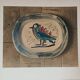 Pablo Picasso - Lithograph 86/100 Madoura ceramic, colorful bird 1967