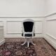 Classic English White Desk Set with Desk Chair