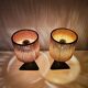 Paire de lampes de table Mid Century Modern Carl Aubock 1940s