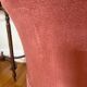 Pink velvet toad armchair