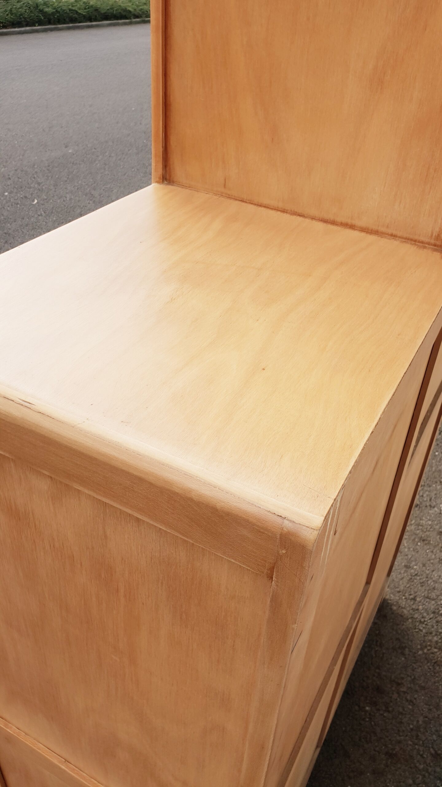 Vintage asymmetric cabinet