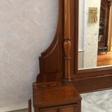 Wooden and marble dressing table