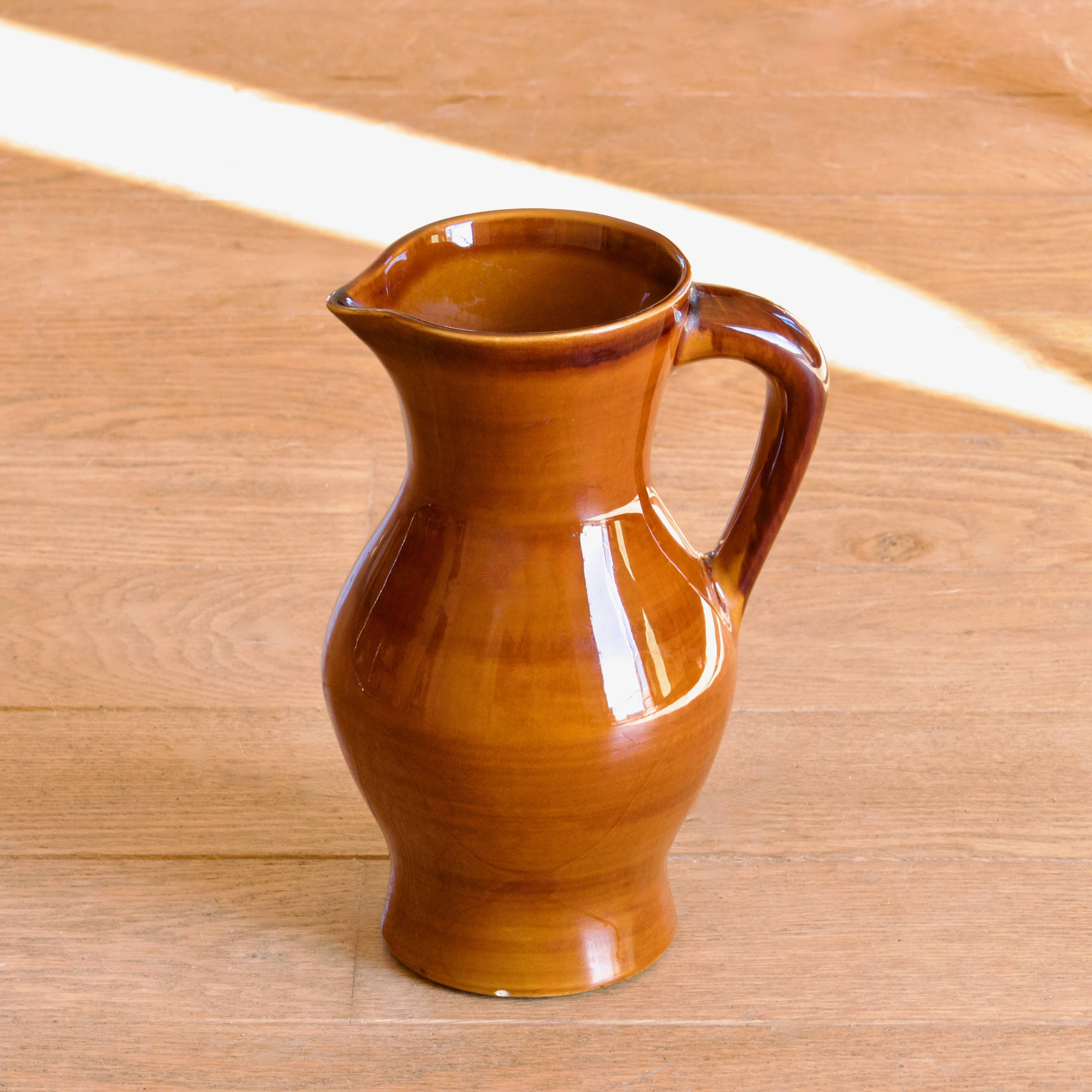 Large antique carafe signed Saint Clément