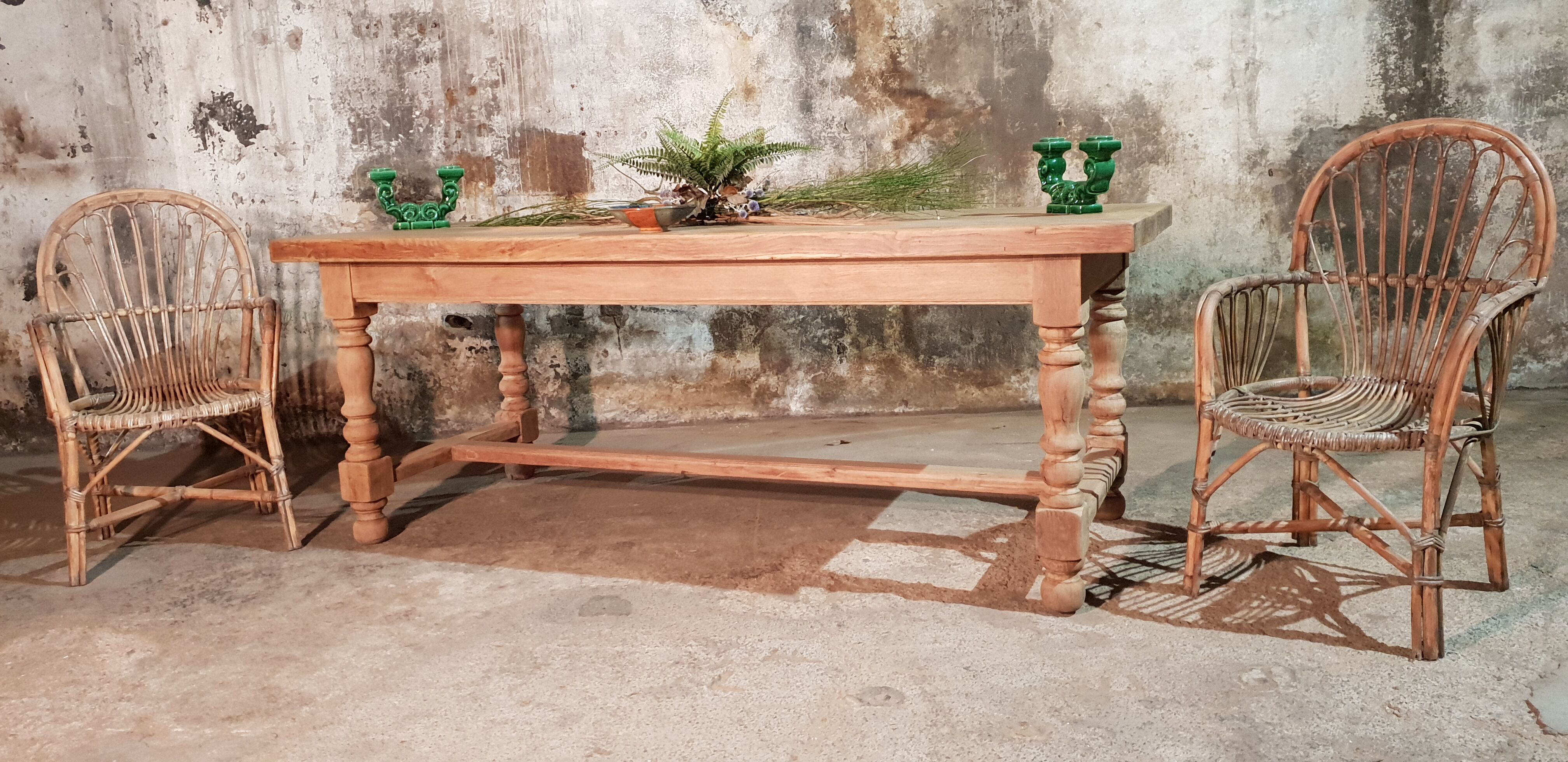 Vintage farmhouse table