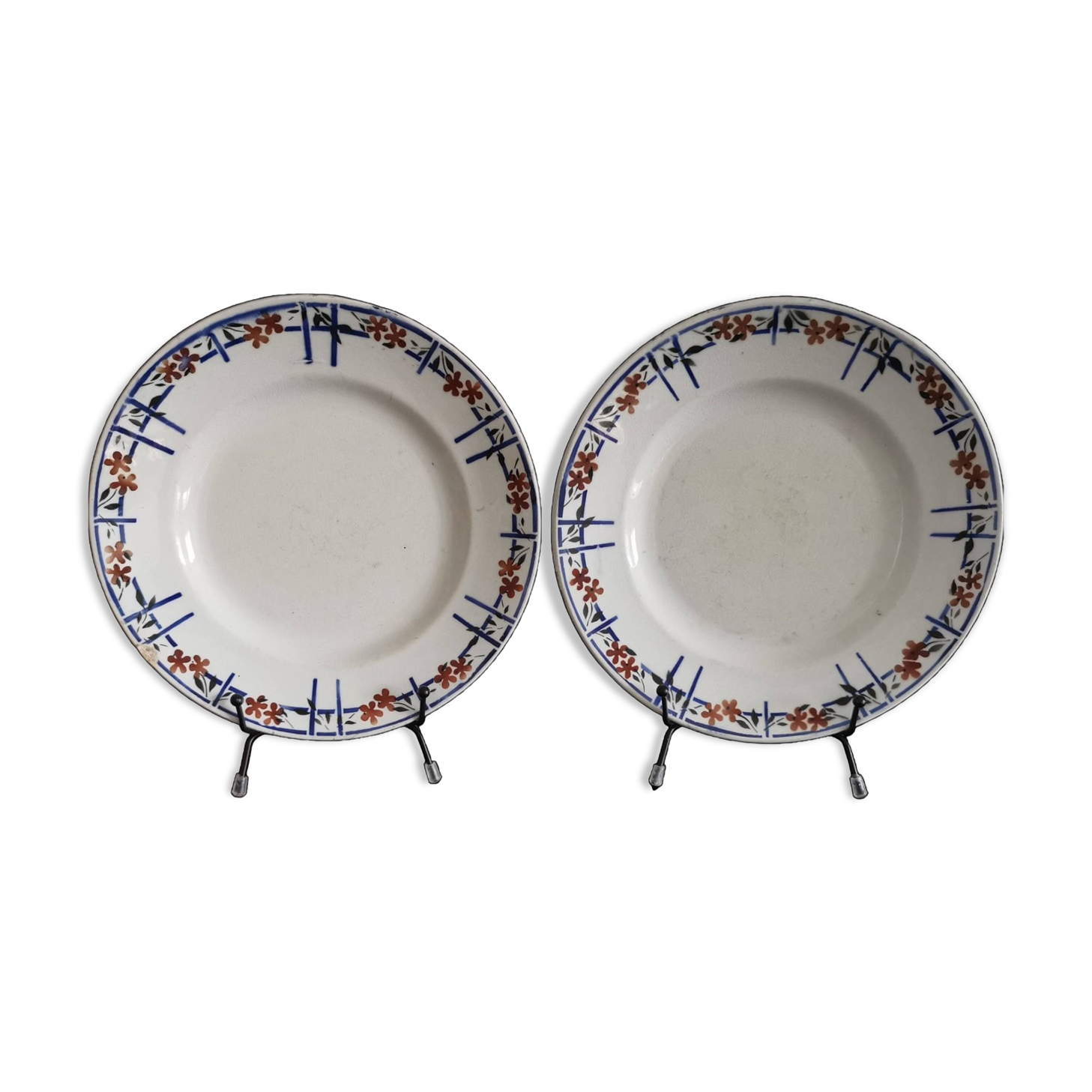 Earthenware soup plates, Moulin des Loups Orchies