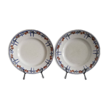 Earthenware soup plates, Moulin des Loups Orchies