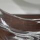 Crystal fruit bowl signed Daum France
