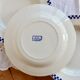 4 antique deep plates, ironstone Salins - Damier model