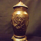 Japan bronze lamp foot
