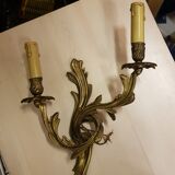 Pair Roccoco style wall light