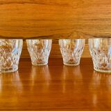 Set of 4 vintage glasses by Vereco