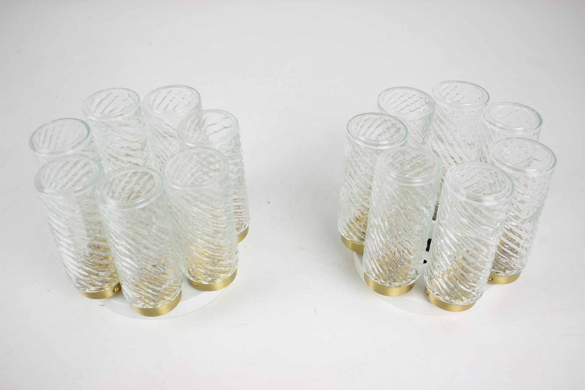 Pair of Midcentury Ceiling Lamps,Napako, 1970s