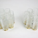 Pair of Midcentury Ceiling Lamps,Napako, 1970s