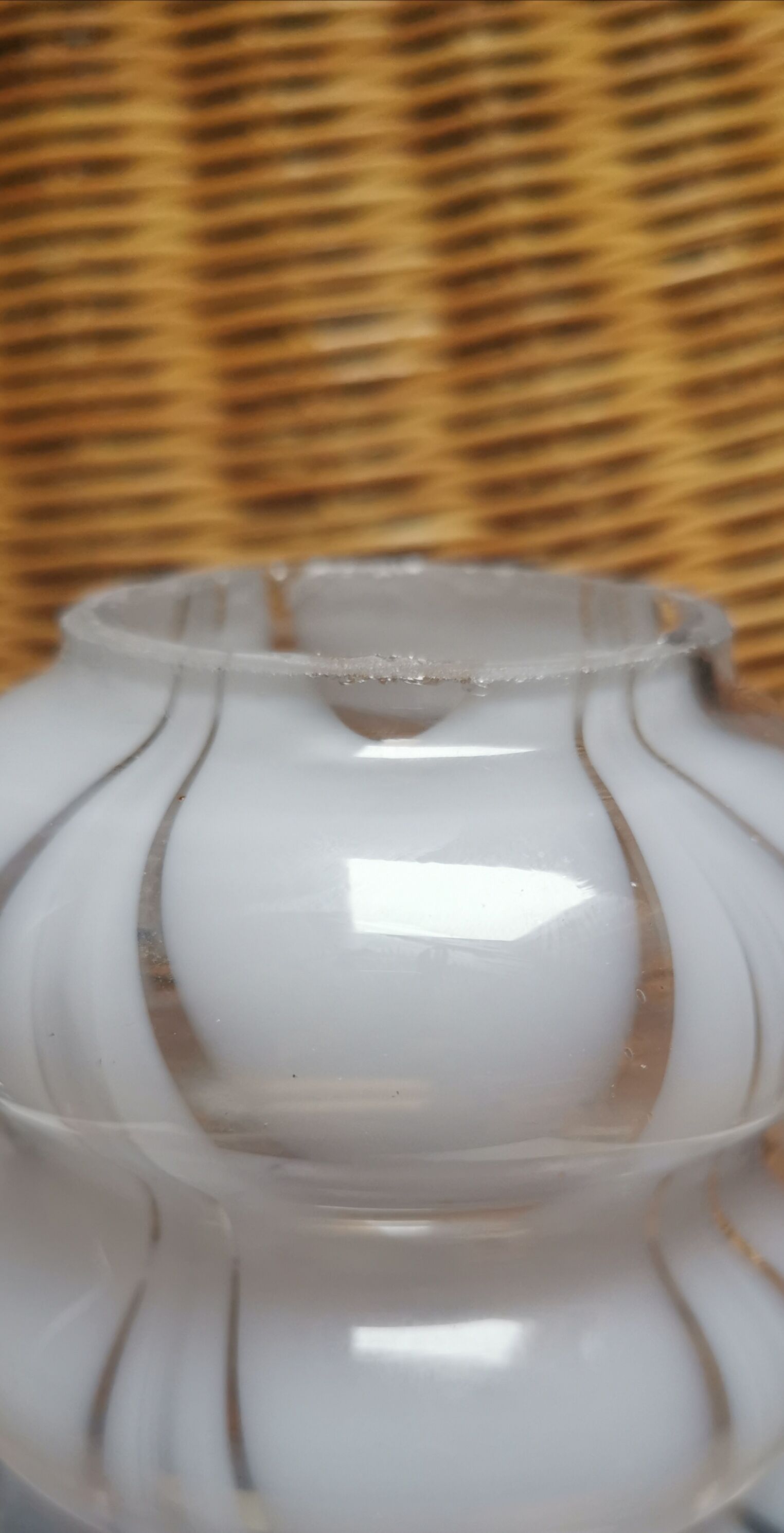 Globe lamp Italy marbled decoration space age