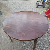 Scandinavian extendable table in rosewood from the 1960s, butterfly extension.