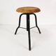 Bauhaus swivel stool, Czechoslovakia, 1960s
