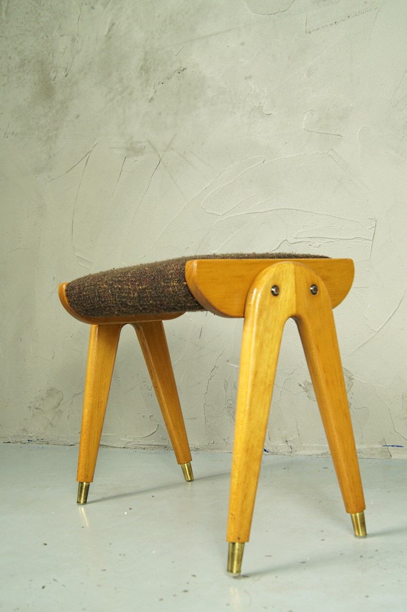 Mid-century Swedish ottoman, 1960s