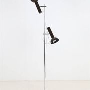 Big mid-century double-spot floor lamp / 1960s–1970s / space age / Danish modern design