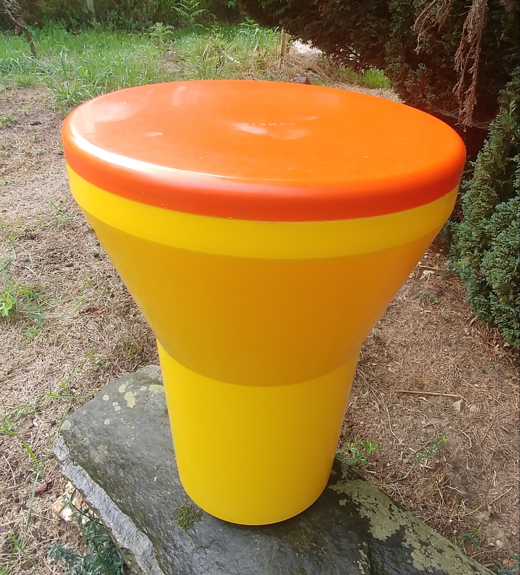 Stool/storage chest vintage, Comet, 70s