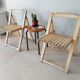 Pair of vintage folding chairs 60s