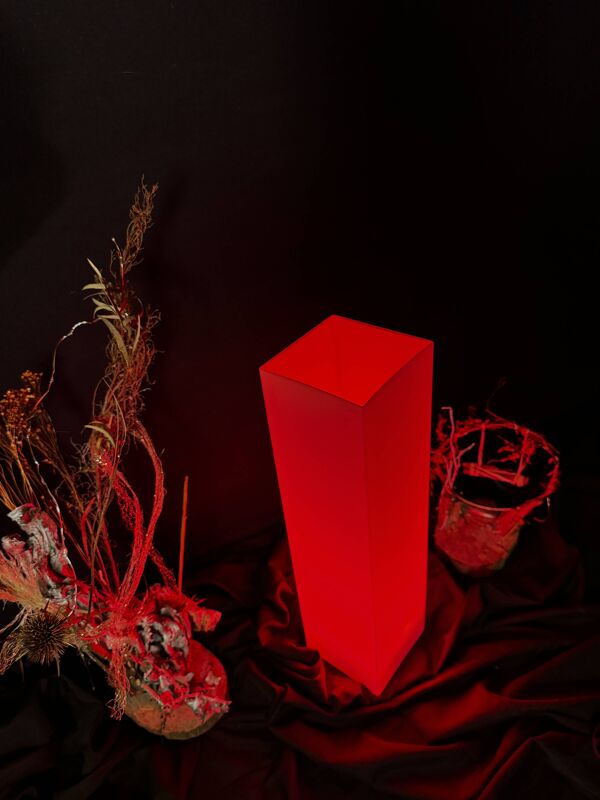 Lampe à poser Opaline vianne SCE vintage Colonne 40x10x10 New old Stock NOS