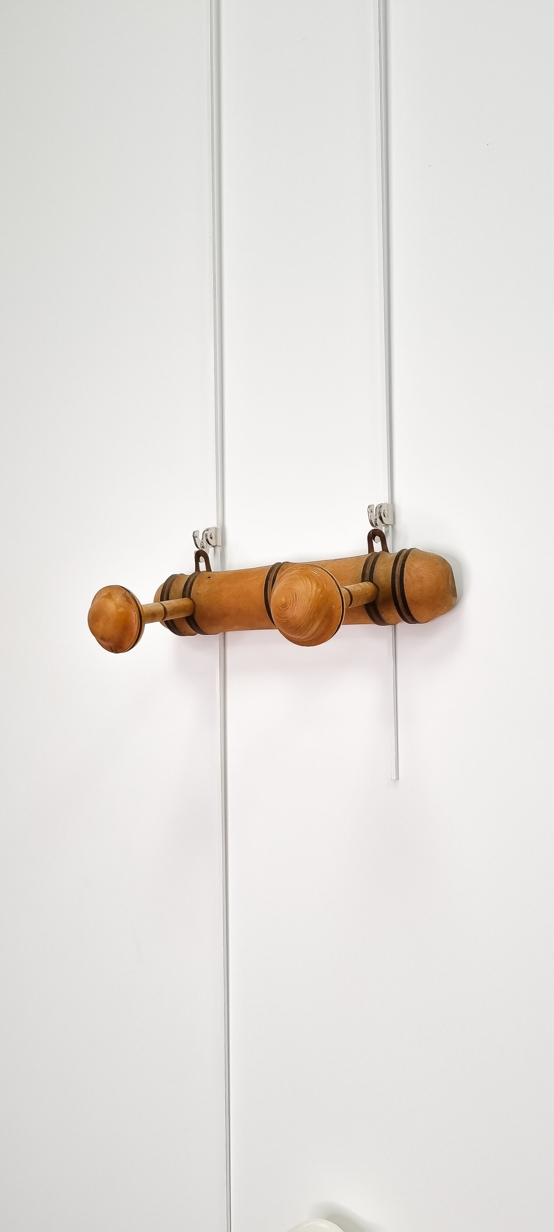 Old wooden hook / Coat rack