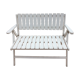 Banc pliable blanc