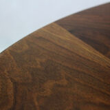 Restored Bauhaus Round Table in Walnut by Robert Slezak, 1930s