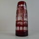 Egermann Art Deco Ruby Cut Overlay Vase, Czechoslovakia, circa 1920