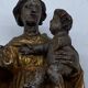 Antique wooden sculpture, Virgin and Child, 17th century