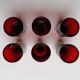 6 vintage glasses