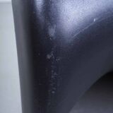 Verner Panton black chair – Vitra