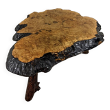 Large tree trunk coffee table by Frank Armich Canada