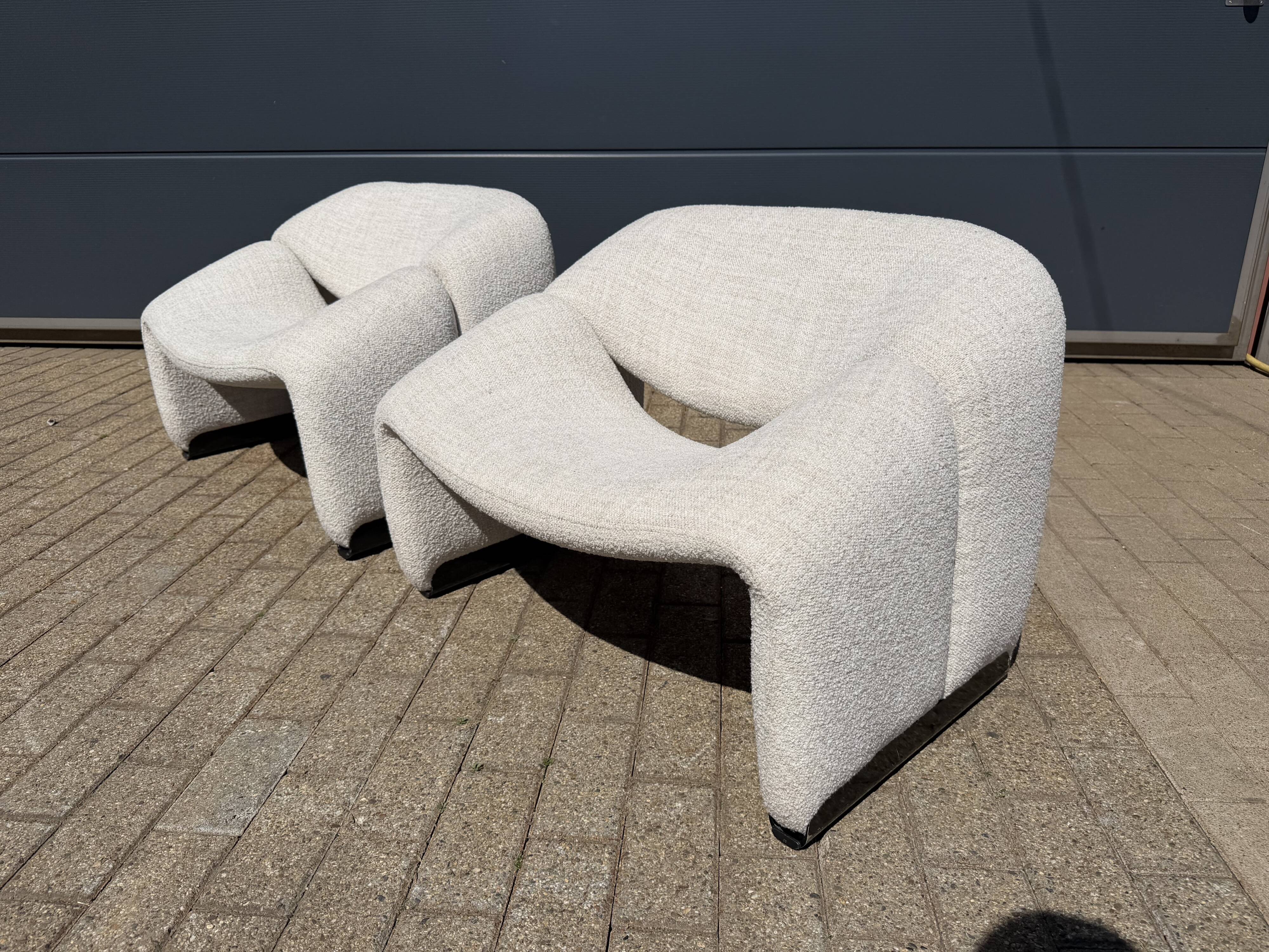 Artifort F598 Groovy armchairs in excellent condition!! Pierre Paulin