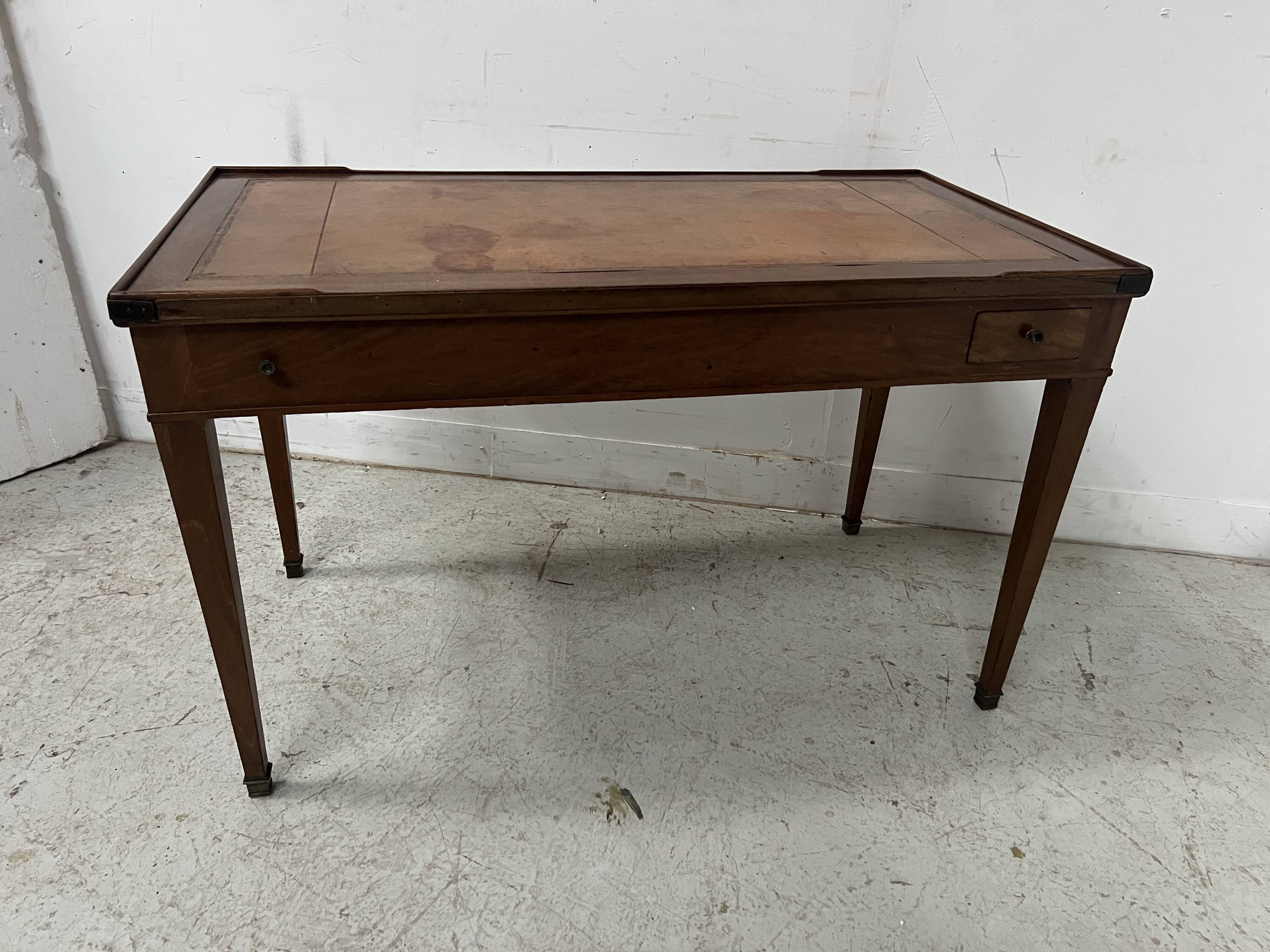 Louis XVI period "Tric Trac" gaming table in 18th century mahogany.