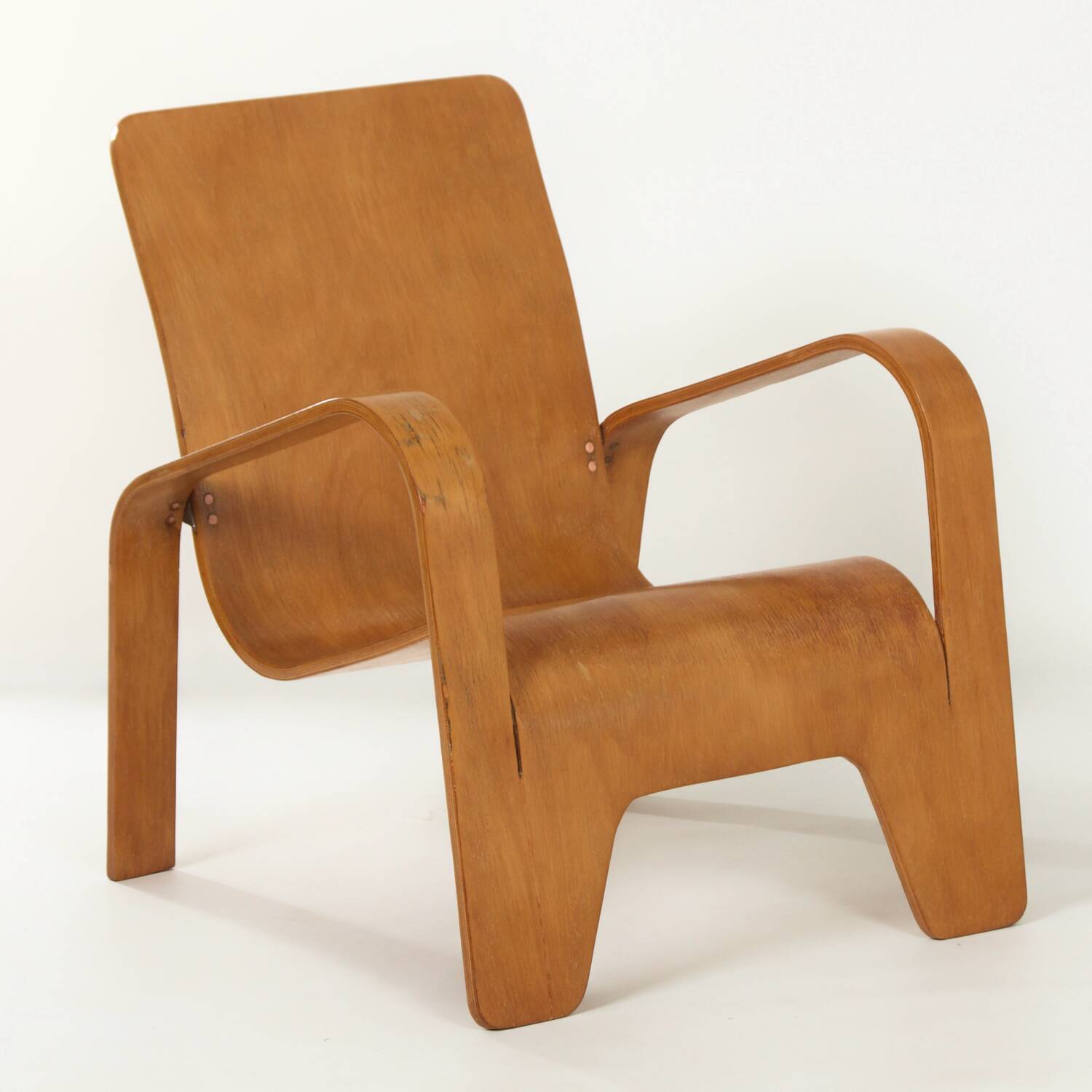 Lawo 1 armchair by han pieck for lawo ommen in 1946 (no. 86) | oak, rare find