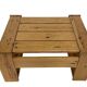 Vintage Coffee Table Pine Wood Design 1970s Coffee Table