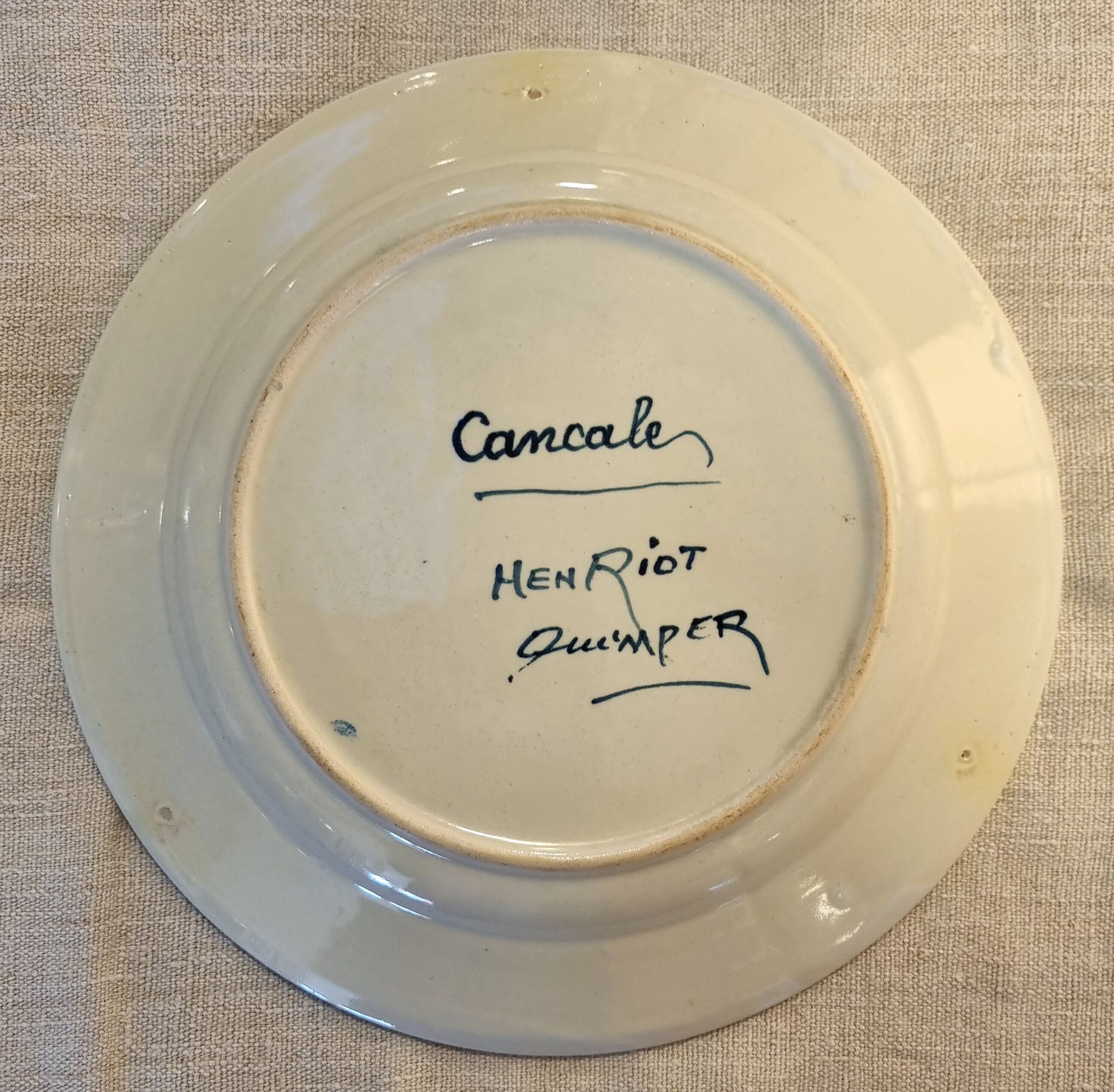 Henriot Cancale plate
