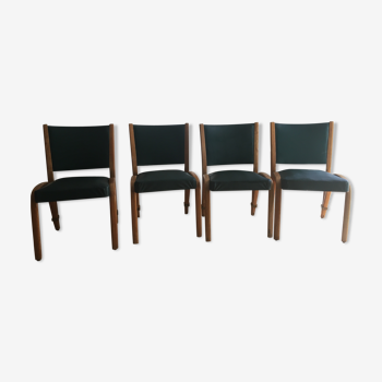 Chaises bow-wood