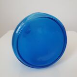 Carafe verre bleu