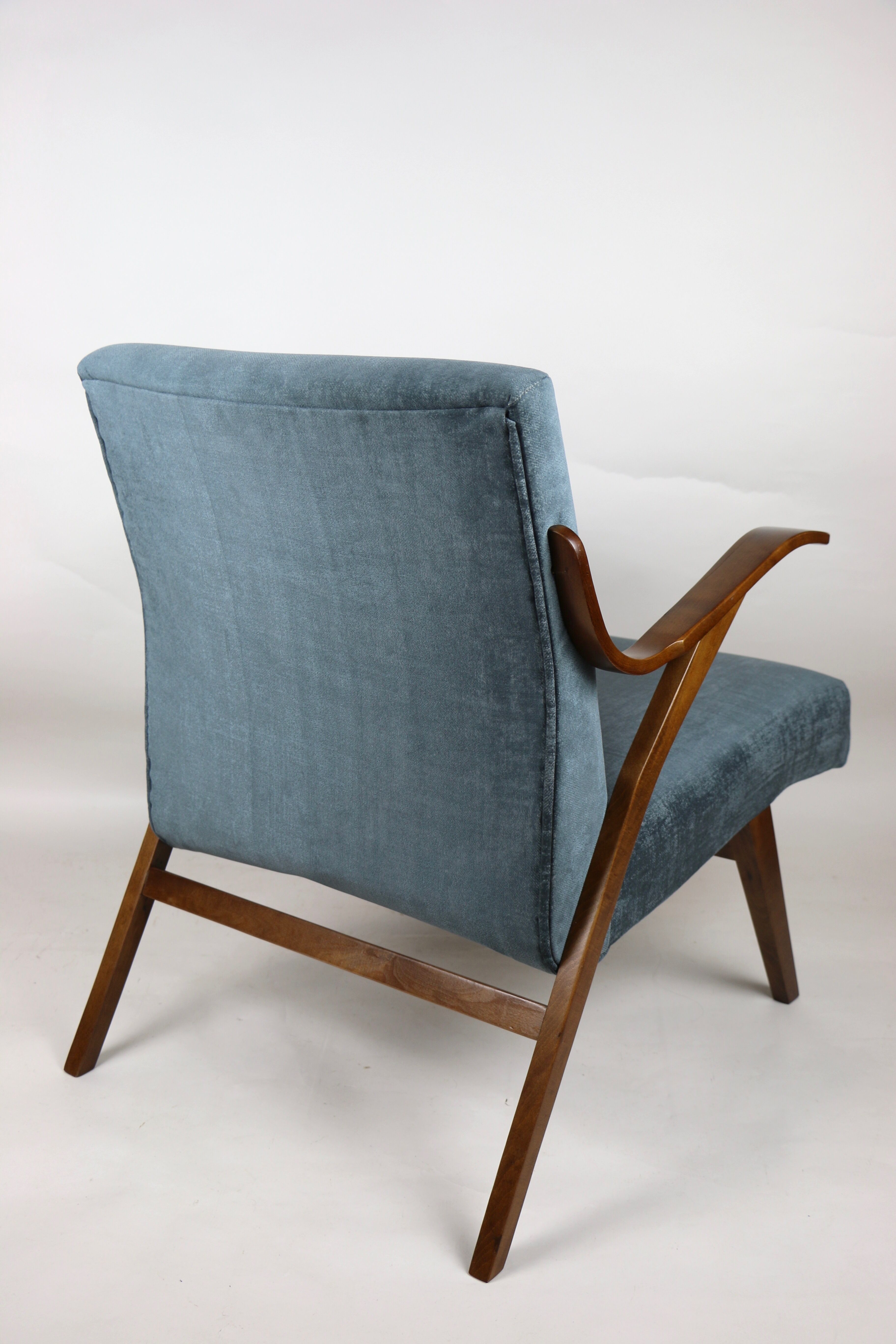 Czech Vintage Grey Chameleon Armchair, 1970s