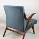 Czech Vintage Grey Chameleon Armchair, 1970s