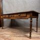 Large table or desk from the Louis Philippe period in solid wood around 1830.