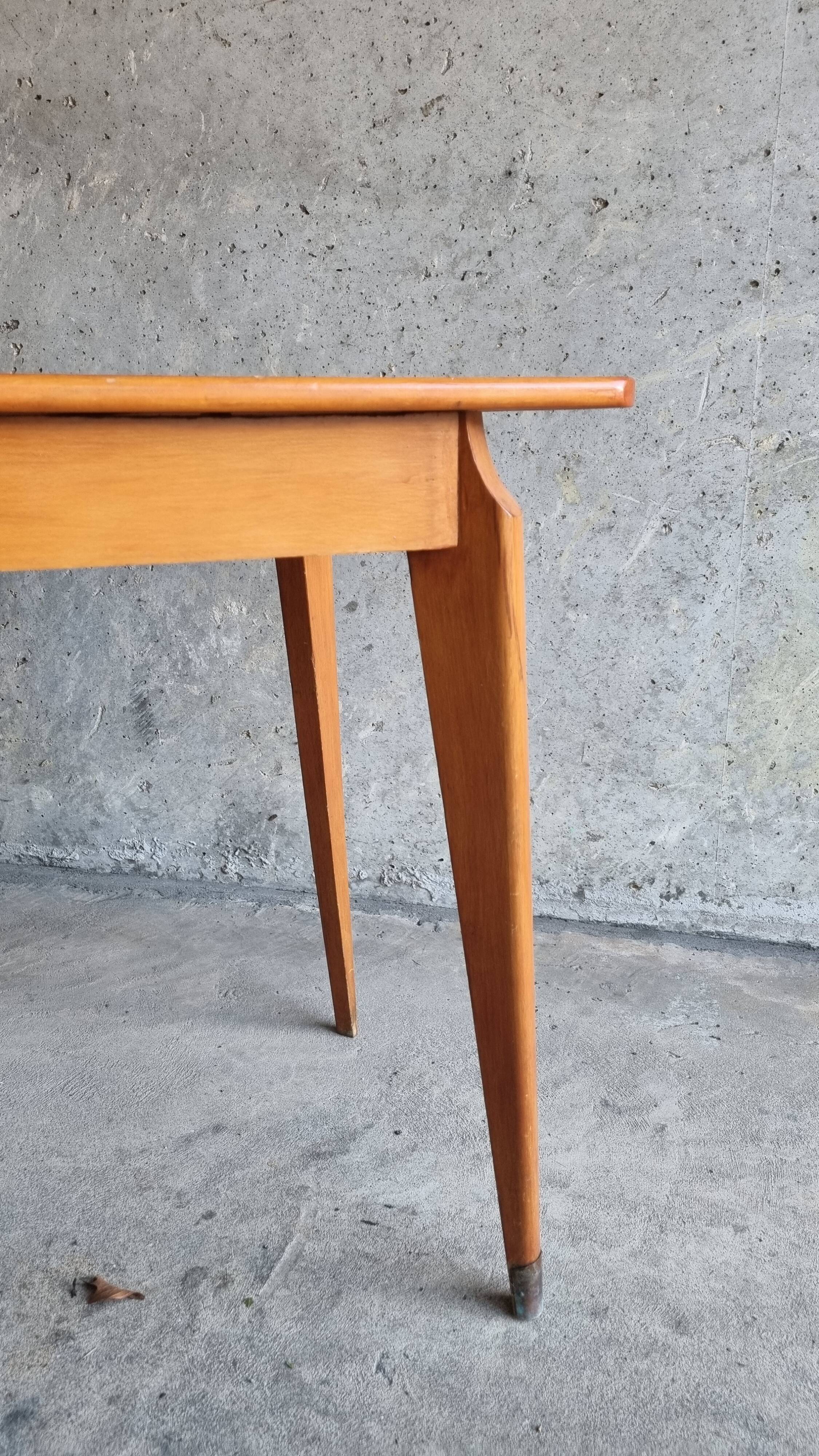 Vintage compass foot desk