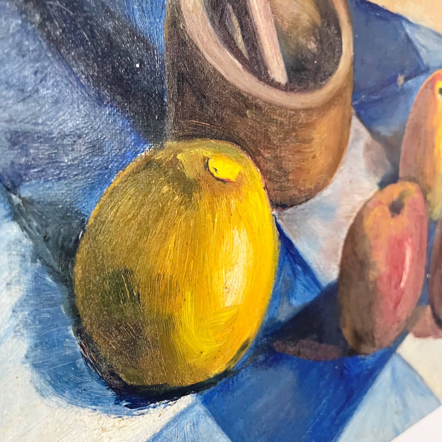 Still life with apples