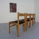 Danish Oak Dining Chairs, Set of 4, 1960s