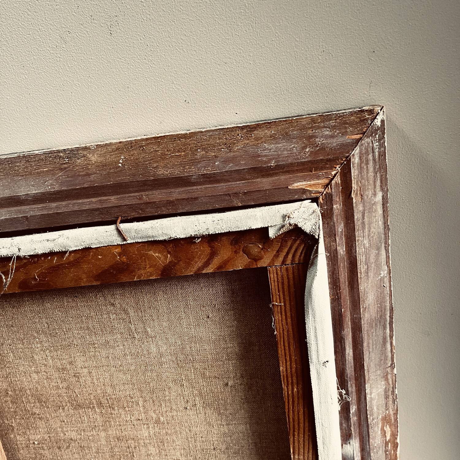 Tableau 1960 "The Card Game" signed D.G.