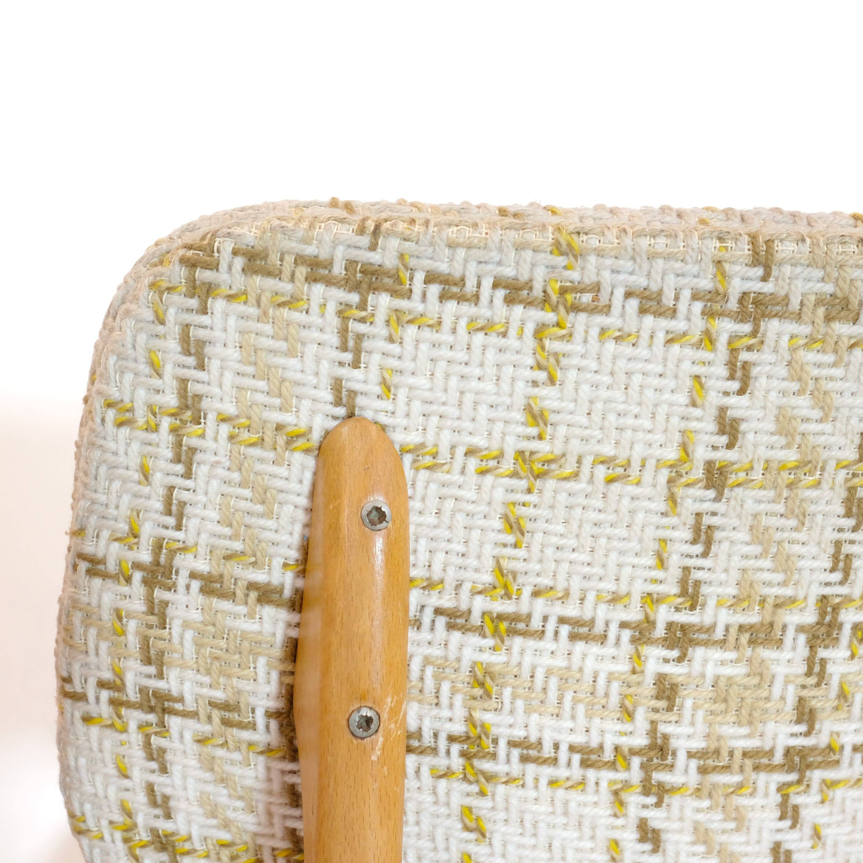 Manufrance, set of 4 chairs from the 60s.